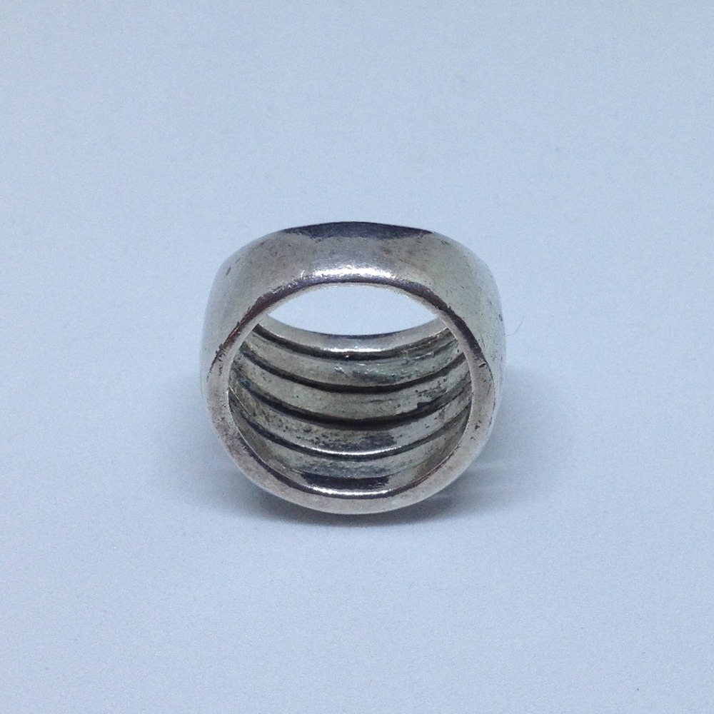 Silver Statement Ring - image 5